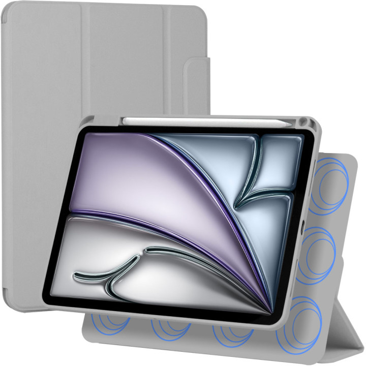 Чохол Galeo Magnetic Detachable для Apple iPad Air 11 (2024), Air 4/5 10.9" (2020/2022) Grey