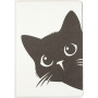 Чохол Galeo TPU Print з відсіком для стилуса для Lenovo Tab P12 12.7" TB370FU Black Cat