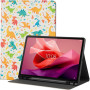 Чехол Galeo TPU Print с отделением для стилуса для Lenovo Tab P12 12.7" TB370FU Dinos