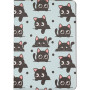 Чохол Galeo TPU Print з відсіком для стилуса для Lenovo Tab P12 12.7" TB370FU Kittens
