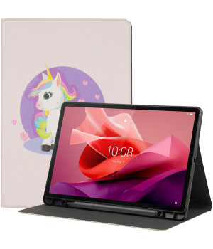 Чохол Galeo TPU Print з відсіком для стилуса для Lenovo Tab P12 12.7" TB370FU Unicorn