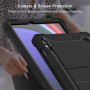 Противоударный чехол Galeo Defender для Samsung Galaxy Tab S9 FE 10.9"/Tab S9 11" Black
