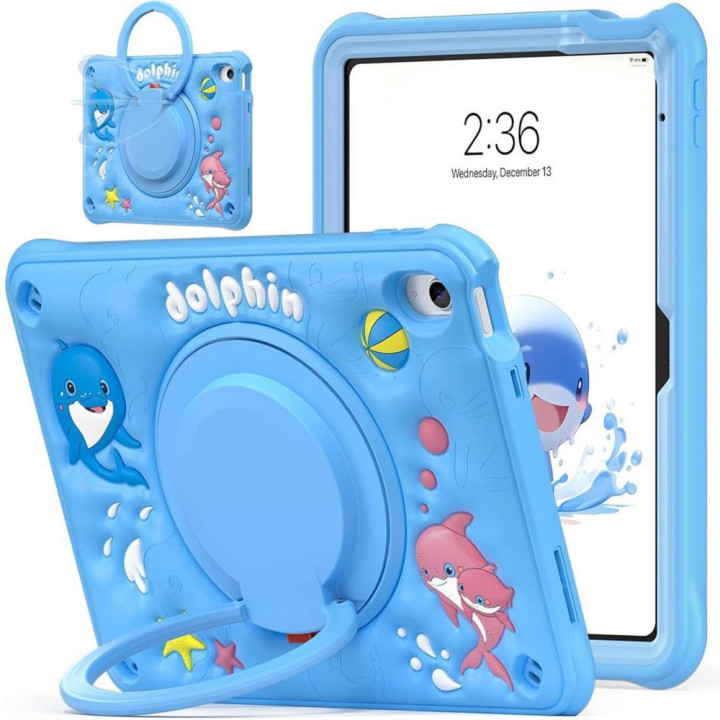 Дитячий протиударний чохол для Apple iPad 10 10.9" (2022) Galeo Cute Animals Dolphin