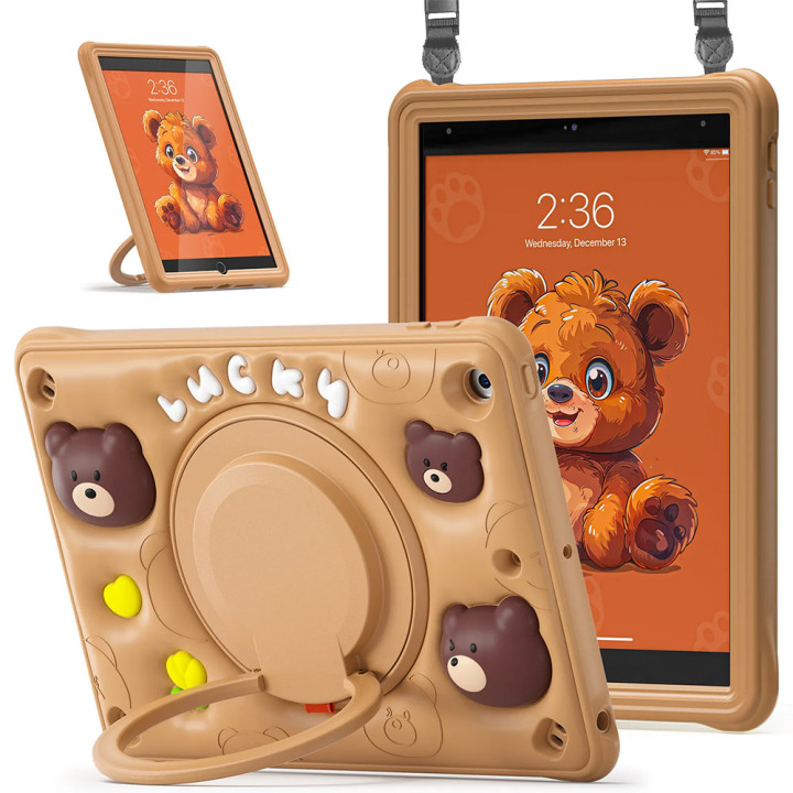 Дитячий протиударний чохол для Apple iPad 7/8/9 10.2" (2019/2020/2021) Galeo Cute Animals Bear