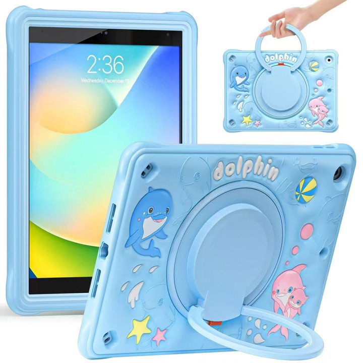 Дитячий протиударний чохол для Apple iPad 7/8/9 10.2" (2019/2020/2021) Galeo Cute Animals Dolphin