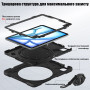 Противоударный чехол Galeo Ring Handle для Apple iPad Air 11 M2/M3 (2024/2025), Air 4/5 10.9",  iPad Pro 11 (2018-2022) Black
