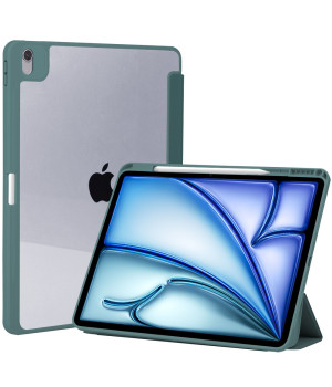 Чохол Galeo Hybrid with Pencil Holder для Apple iPad Air 13 (2024) M2 Dark Green