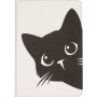 Чохол Galeo TPU Print з відсіком для стилуса для Lenovo Tab M10 Plus 3rd Gen TB128FU Black Cat