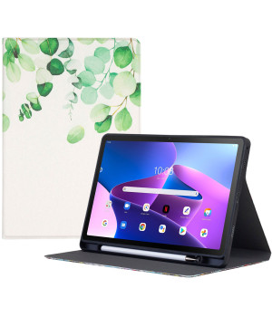 Чохол Galeo TPU Print з відсіком для стилуса для Lenovo Tab M10 Plus 3rd Gen TB128FU Eucalyptus