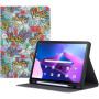 Чохол Galeo TPU Print з відсіком для стилуса для Lenovo Tab M10 Plus 3rd Gen TB128FU Graffiti