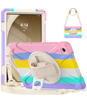Противоударный чехол Galeo Heavy Duty для Samsung Galaxy Tab A9 Plus 11" SM-X210, SM-X216 Rainbow PK