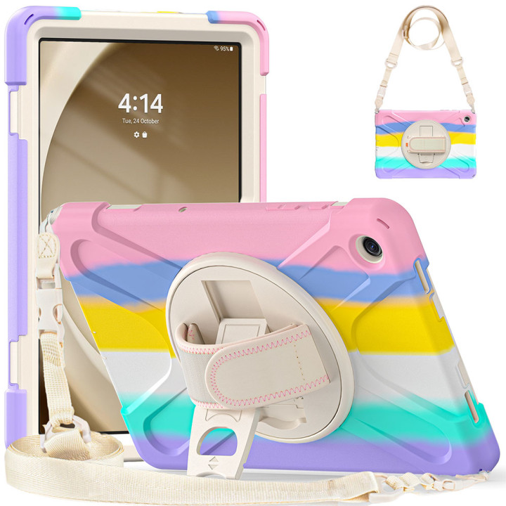 Противоударный чехол Galeo Heavy Duty для Samsung Galaxy Tab A9 Plus 11" SM-X210, SM-X216 Rainbow PK