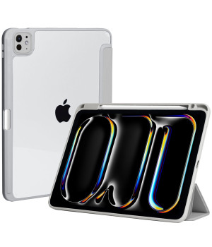 Чохол Galeo Hybrid Case with Pencil Holder для Apple iPad Pro 11 M4 (2024) Grey