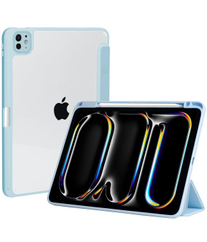 Чохол Galeo Hybrid Case with Pencil Holder для Apple iPad Pro 11 M4 (2024) Light Blue