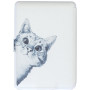 Обложка Galeo Slimline Print для Amazon Kindle Paperwhite Funny Cat White