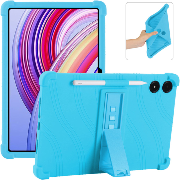 Силіконовий чохол з підставкою Galeo для Xiaomi Redmi Pad Pro 12.1" / Poco Pad Blue