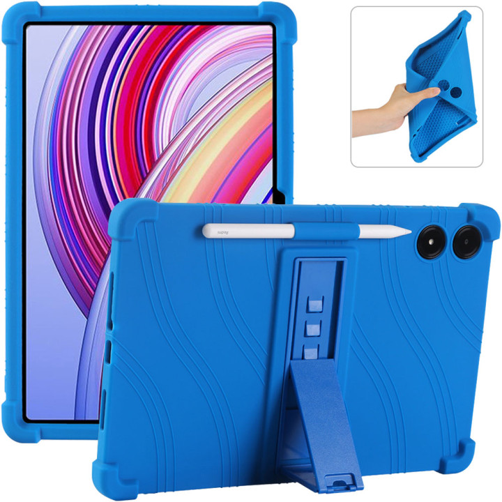 Силіконовий чохол з підставкою Galeo для Xiaomi Redmi Pad Pro 12.1" / Poco Pad Navy Blue