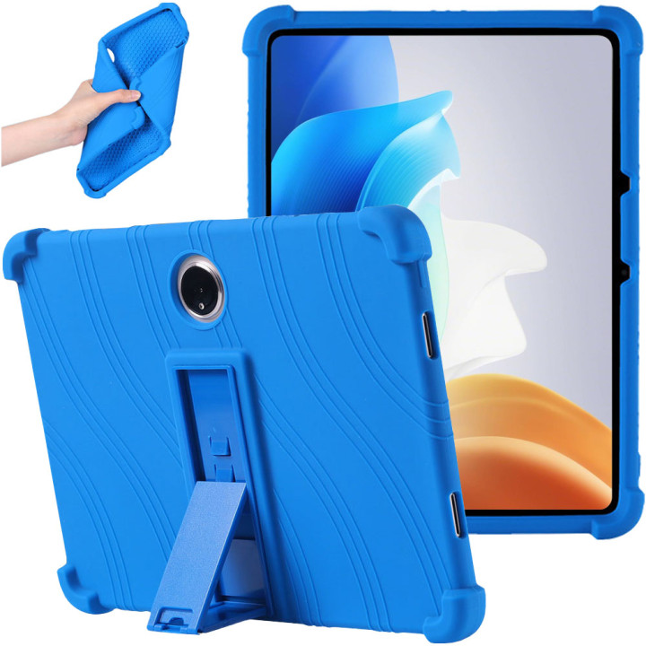 Силіконовий чохол з підставкою для OPPO Pad Neo 11.4" (OPD2302, OPD2303) Navy Blue