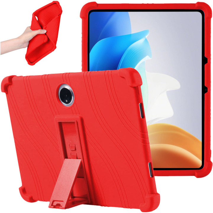 Силіконовий чохол з підставкою для OPPO Pad Neo 11.4" (OPD2302, OPD2303) Red
