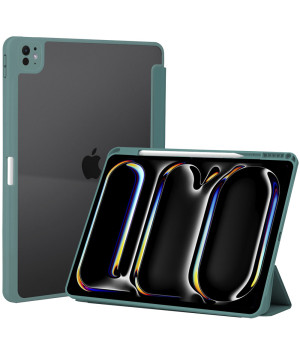 Чохол Galeo Hybrid Case with Pencil Holder для Apple iPad Pro 13 M4 (2024) Dark Green