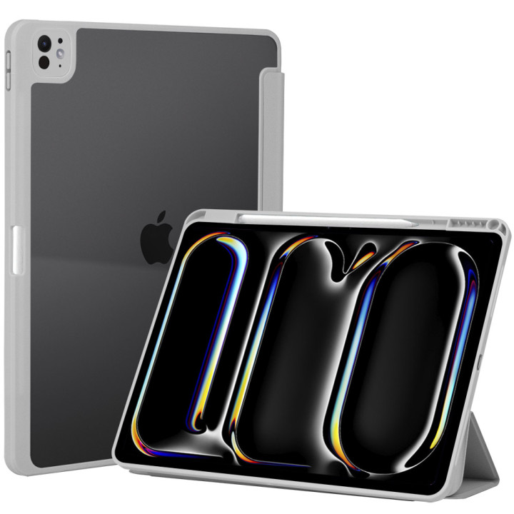 Чохол Galeo Hybrid Case with Pencil Holder для Apple iPad Pro 13 M4 (2024) Grey