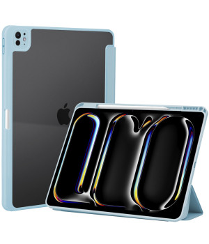 Чохол Galeo Hybrid Case with Pencil Holder для Apple iPad Pro 13 M4 (2024) Light Blue