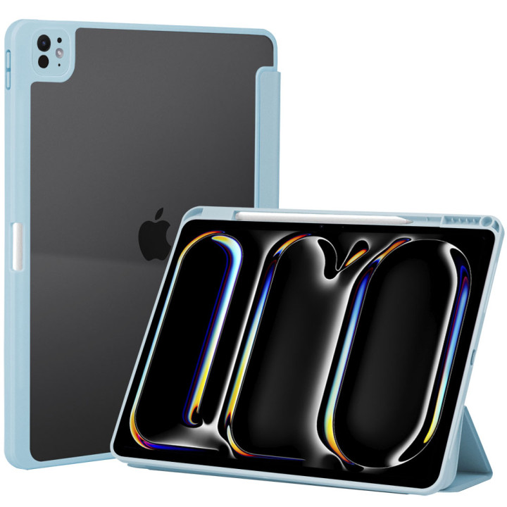 Чохол Galeo Hybrid Case with Pencil Holder для Apple iPad Pro 13 M4 (2024) Light Blue
