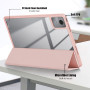 Чехол с отделением для стилуса Galeo Hybrid для Lenovo Tab M11 / Xiaoxin Pad 2024 Pink