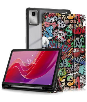 Чохол з відсіком для стилуса Galeo Hybrid для Lenovo Tab M11 / Xiaoxin Pad 2024 Graffiti
