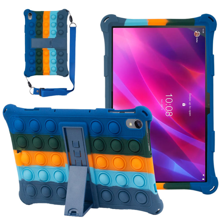 Силіконовый чохол Galeo Pop It для Lenovo Tab P11 TB-J606 / Tab P11 Plus TB-J616 Rainbow DB
