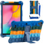 Силіконовыий чохол Galeo Pop It для Samsung Galaxy Tab A 8.0 SM-T290, SM-T295 Rainbow Dark Blue