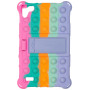 Силіконовыий чохол Galeo Pop It для Samsung Galaxy Tab A 8.0 SM-T290, SM-T295 Rainbow Pink