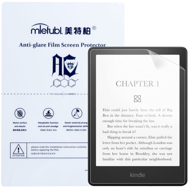 Гидрогелевая пленка Mietubl Anti-Glare для Amazon Kindle Paperwhite 11th Gen 6.8" (2021) Матовая