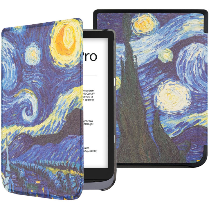 Чохол Glaleo Slimline для Pocketbook 740 Inkpad 3 / Color / Pro Van Gogh