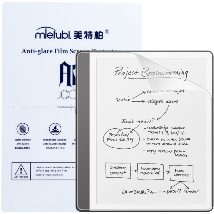 Гидрогелевая пленка Mietubl Anti-Glare для Amazon Kindle Scribe 10.2" (2022/2024) Матовая