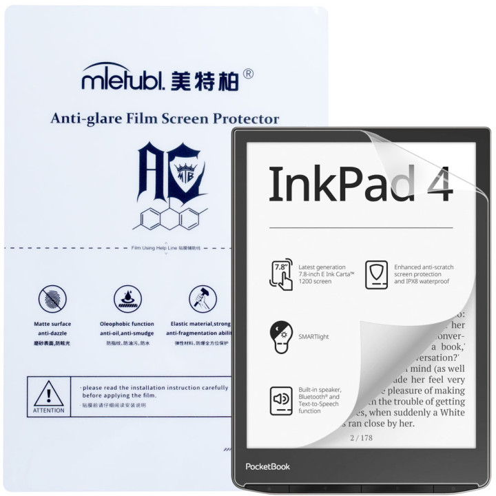 Гидрогелевая пленка Mietubl Anti-Glare для PocketBook Inkpad 4 743G Матовая