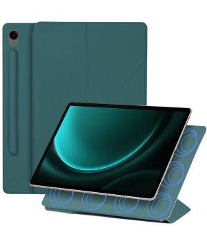Чехол Galeo Magnetic Origami для Samsung Galaxy Tab S9 11" / Tab S9 FE Dark Green