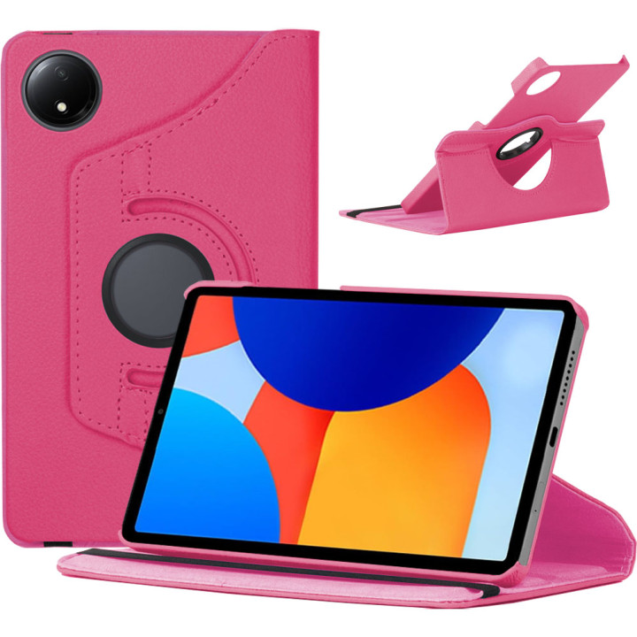 Поворотний чохол Galeo для Xiaomi Redmi Pad SE 8.7" Hotpink