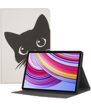 Чохол Galeo TPU Print для Xiaomi Redmi Pad Pro 12.1" / Poco Pad Black Cat