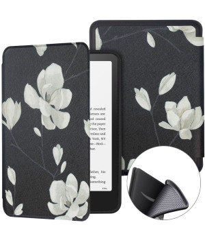 Чохол TPU Print для Amazon Kindle Paperwhite 12th Gen 7" (2024) / Kindle Colorsoft Magnolia Black