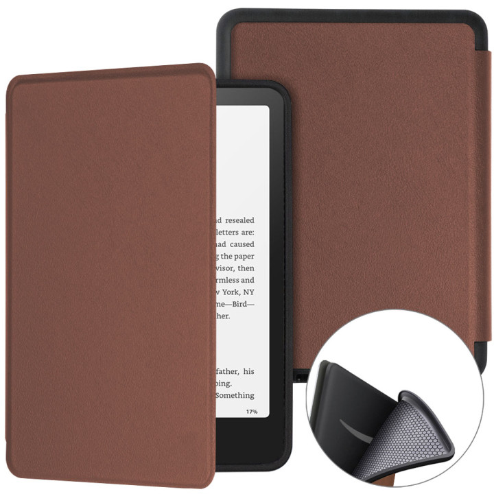 Чохол Galeo TPU Folio для Amazon Kindle Paperwhite 12th Gen 7" (2024) / Kindle Colorsoft Brown