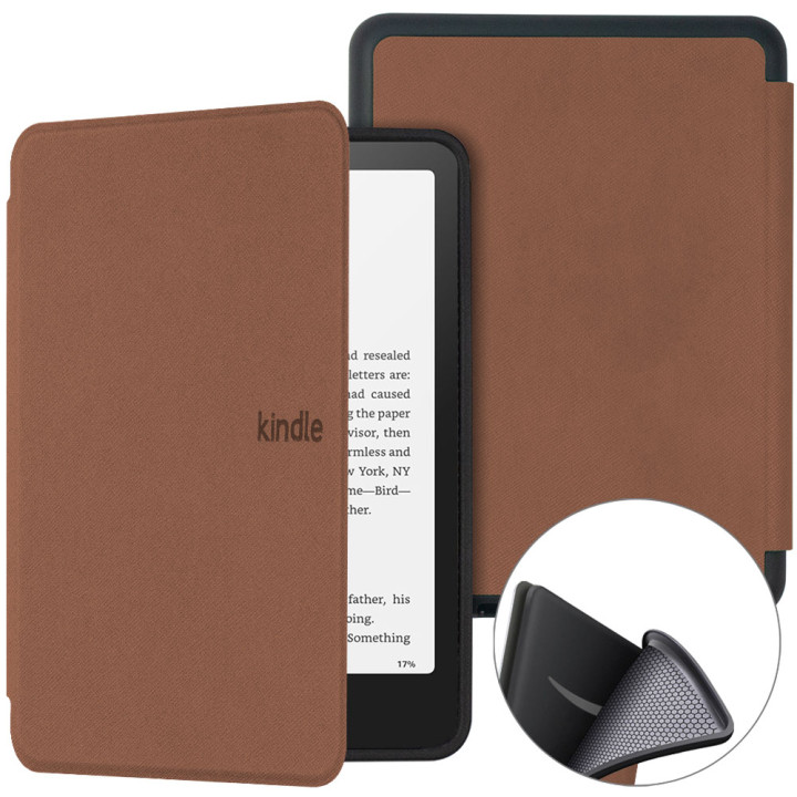 Чохол Galeo TPU Folio для Amazon Kindle Paperwhite 12th Gen 7" (2024) / Kindle Colorsoft Brown