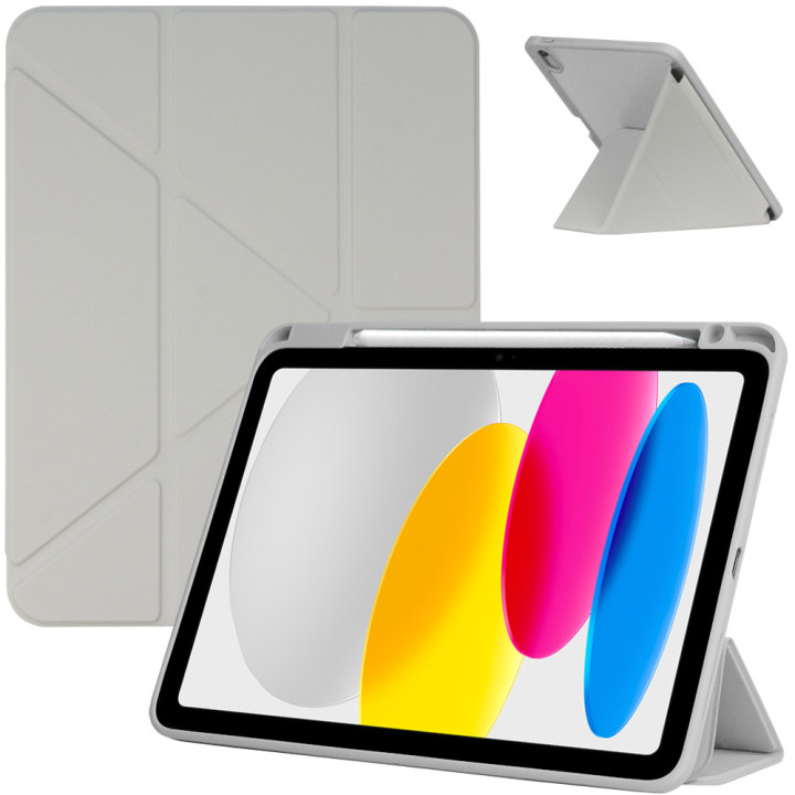 Чехол Galeo Hybrid Y-Type with Pencil Holder для Apple iPad 11 (2025) / iPad 10 (2022) Grey