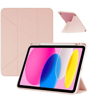 Чехол Galeo Hybrid Y-Type with Pencil Holder для Apple iPad 11 (2025) / iPad 10 (2022) Powder Pink