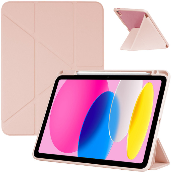 Чехол Galeo Hybrid Y-Type with Pencil Holder для Apple iPad 11 (2025) / iPad 10 (2022) Powder Pink