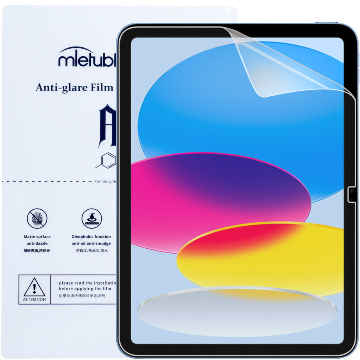 Гидрогелевая пленка Mietubl Anti-Glare для Apple iPad 11 (2025) / 10th Gen (2022) 10.9" Матовая