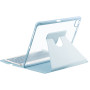 Чехол с клавиатурой для Apple iPad Air 13 (2024), iPad Pro 12.9" (2018-2022) Rotating Light Blue