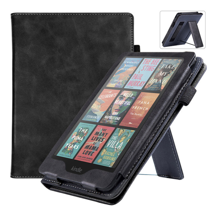 Чохол Vertical Leather Stand для Amazon Kindle Paperwhite 12th Gen / Colorsoft 7.0" Black