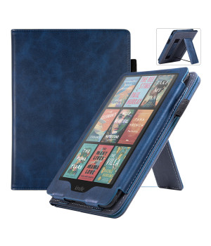Чохол Vertical Leather Stand для Amazon Kindle Paperwhite 12th Gen / Colorsoft 7.0" Dark Blue