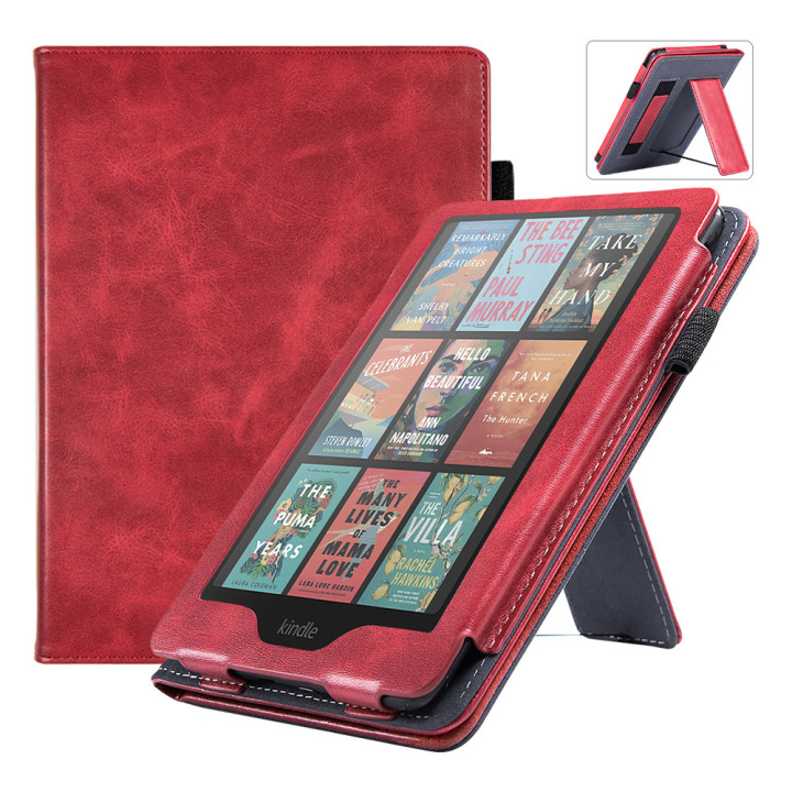 Чохол Vertical Leather Stand для Amazon Kindle Paperwhite 12th Gen / Colorsoft 7.0" Red